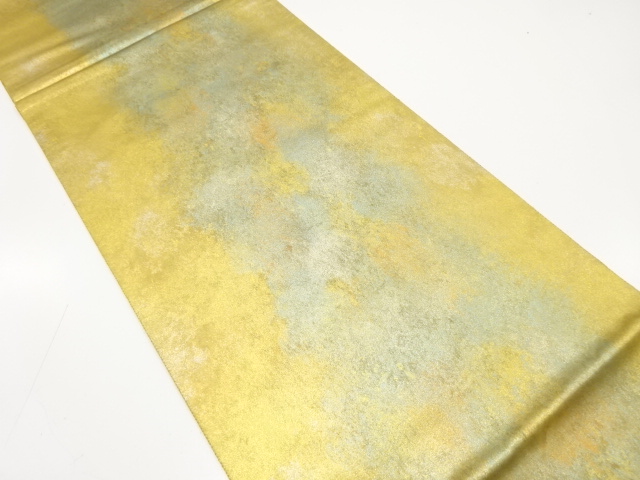 草木染　引箔　暈し柄　袋帯